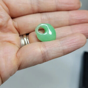 natural jade heart shaped pendant for necklace charm